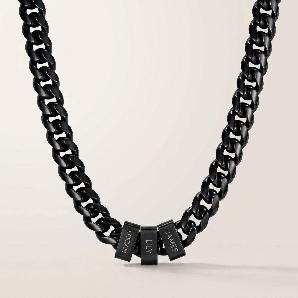 Legacy 8mm Cuban Link Chain – Engraving USA