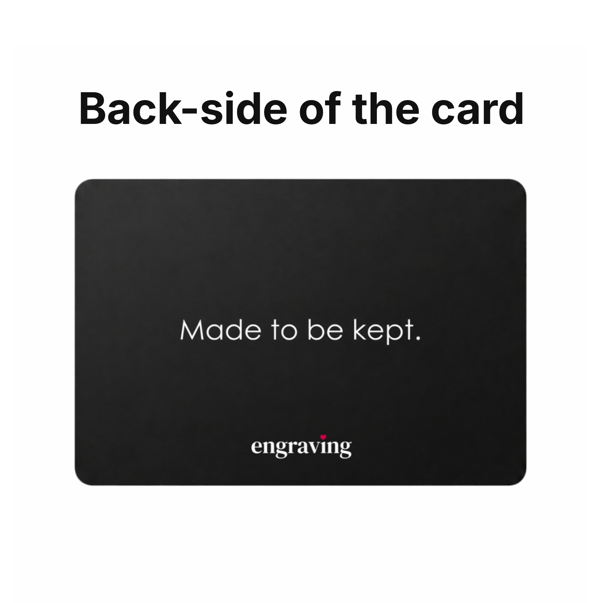 Reminder Metal Card