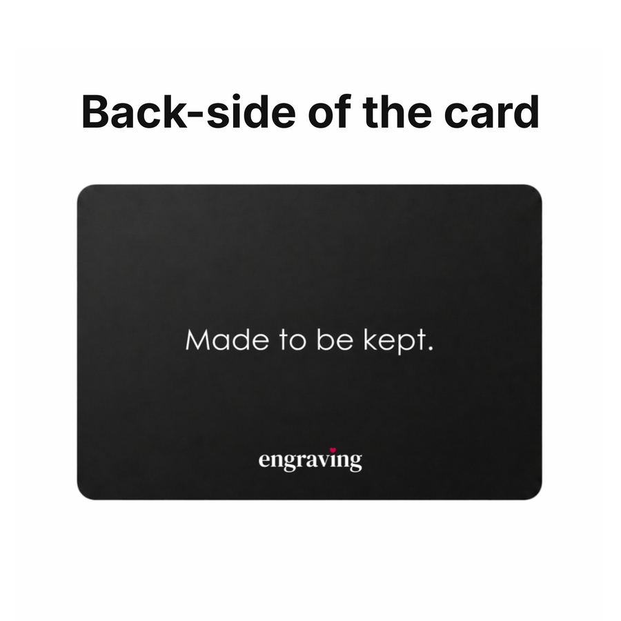 Reminder Metal Card