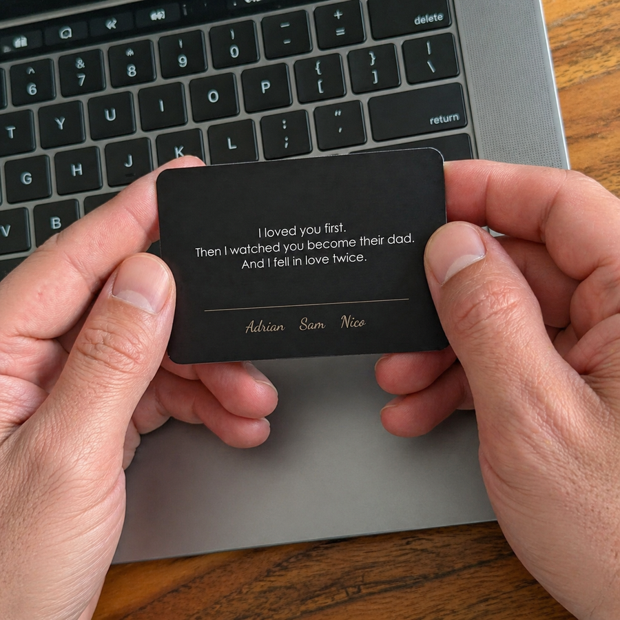 Reminder Metal Card