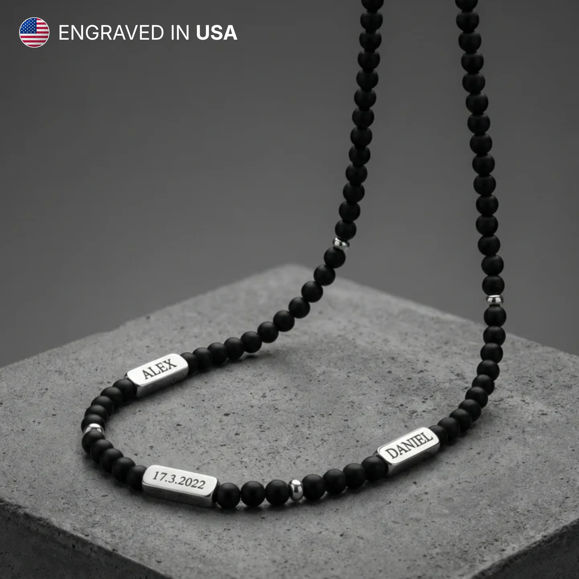 Necklace: Tribute [Black Matte]