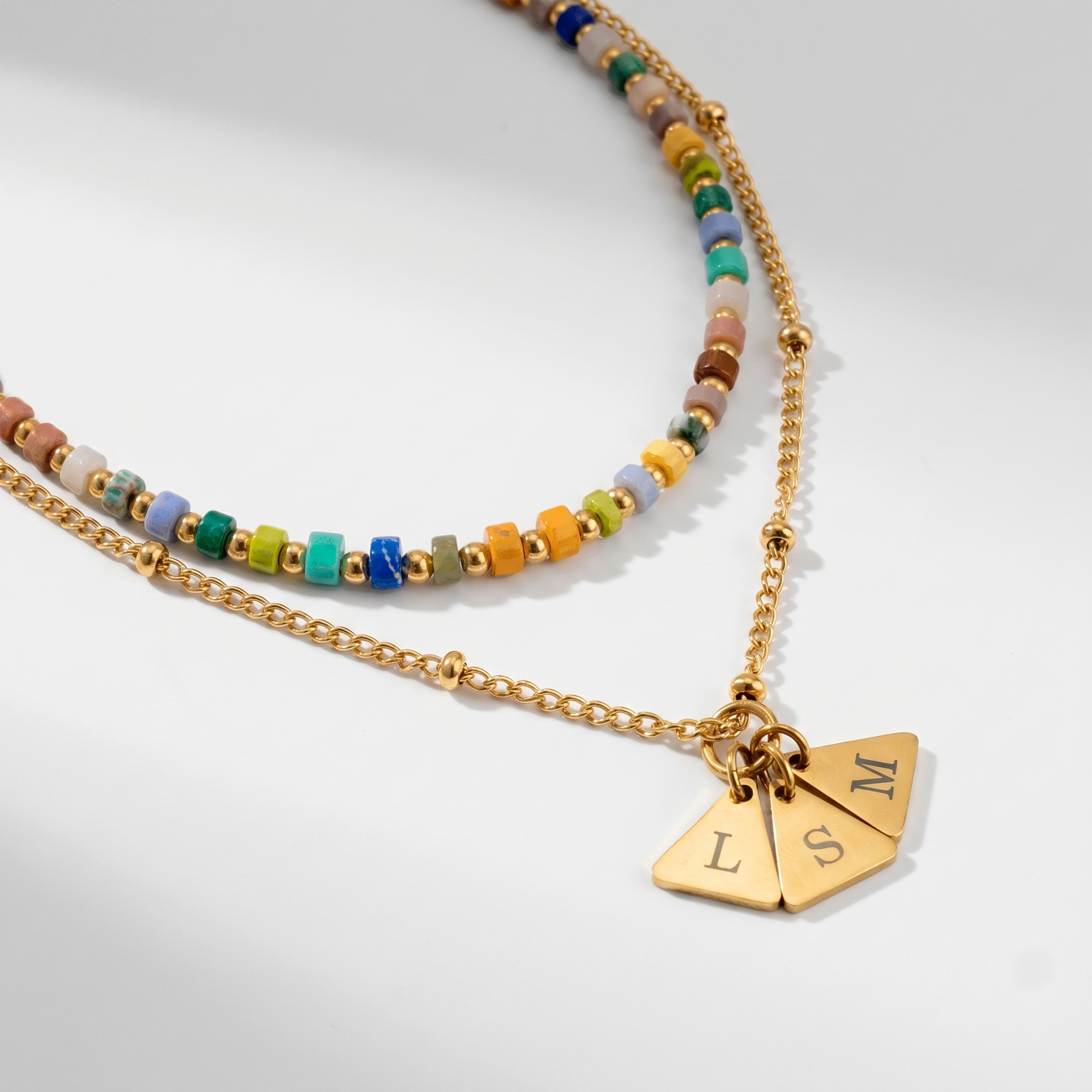 Necklace: Summer Initials