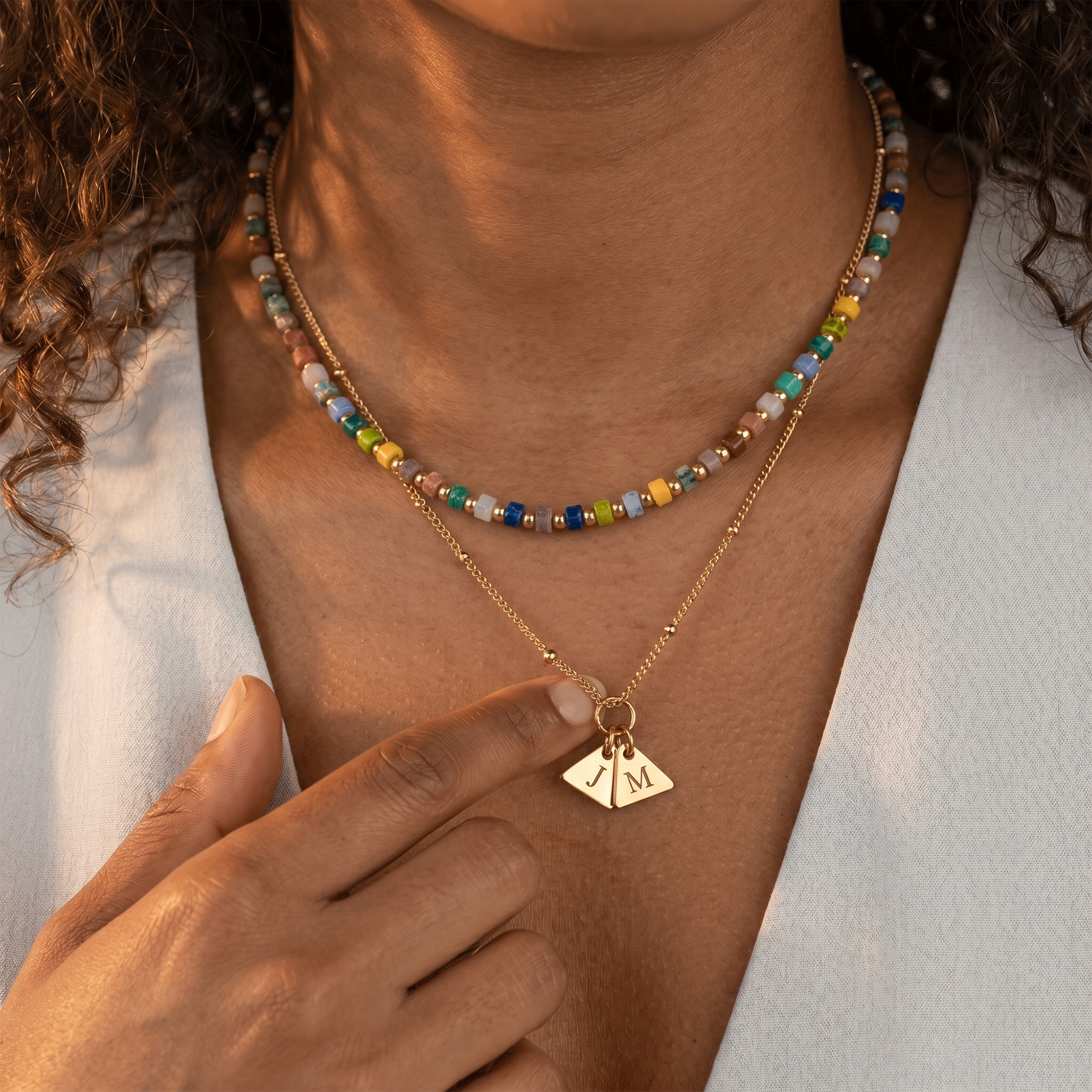 Necklace: Summer Initials