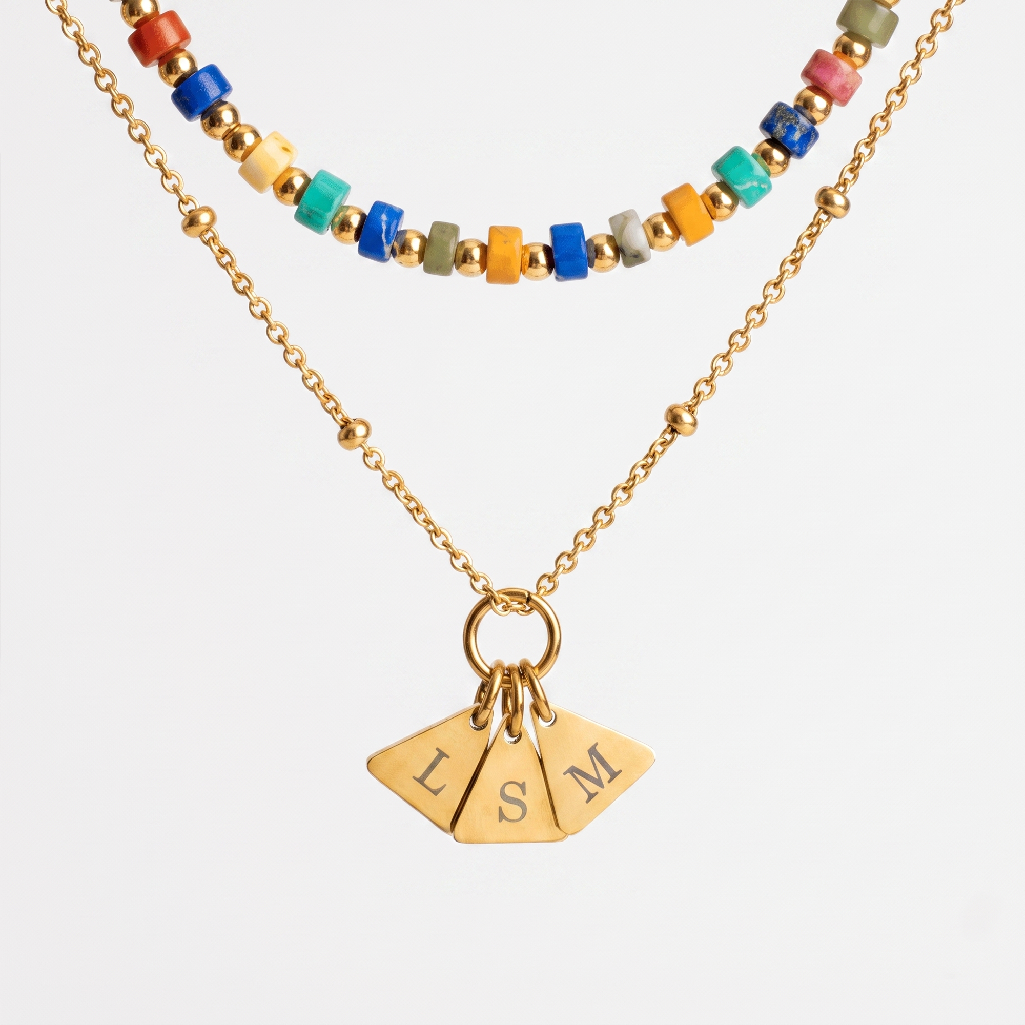 Necklace: Summer Initials